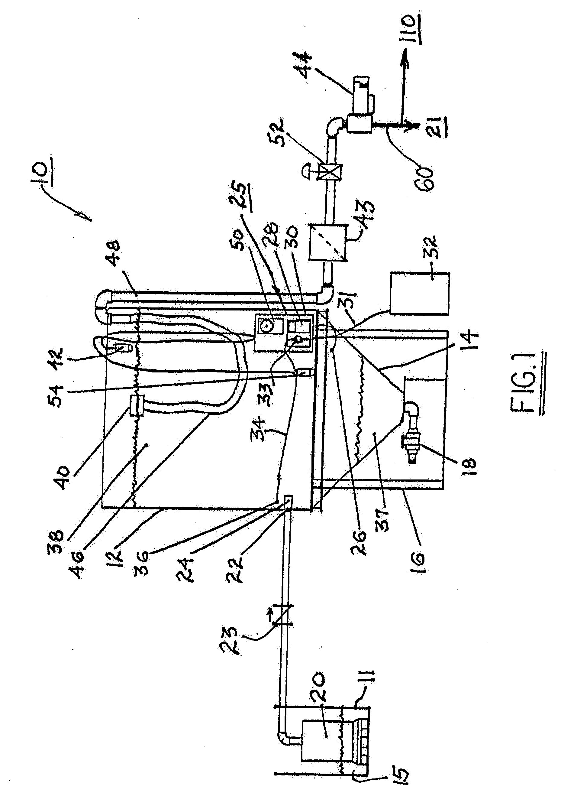 System for processing food process waste water including purification and optional recycling of purified waste water