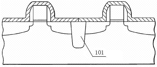 Testing structure capable of effectively testing shallow trench isolation filling capability