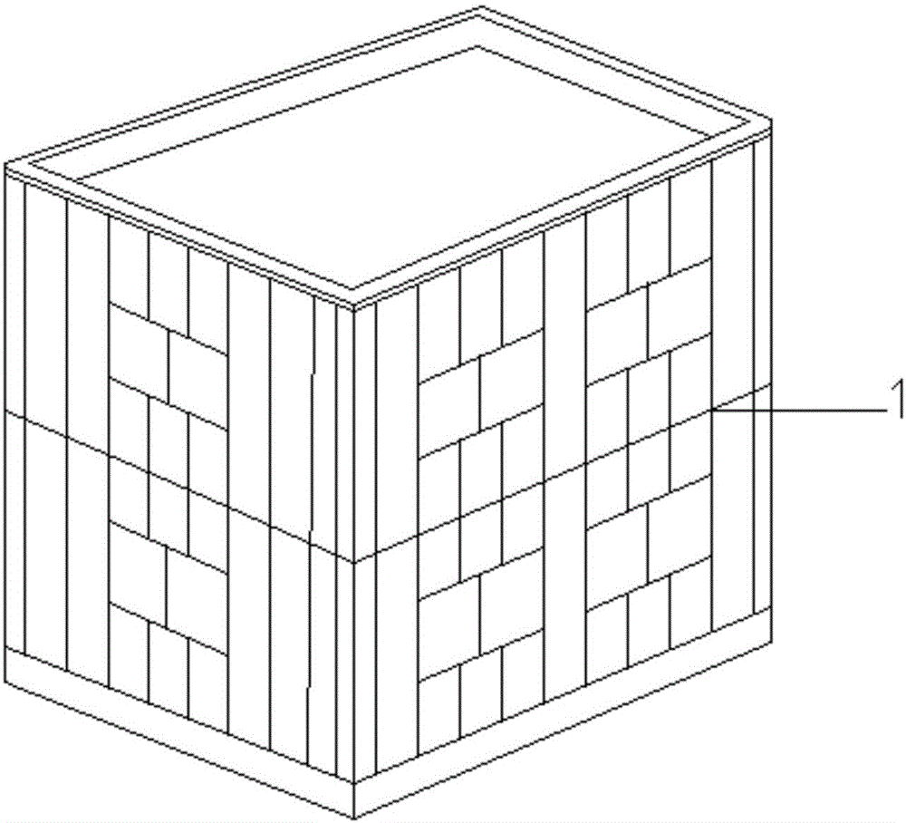 Preparation and construction methods of assembled foam concrete slab enclosure wall