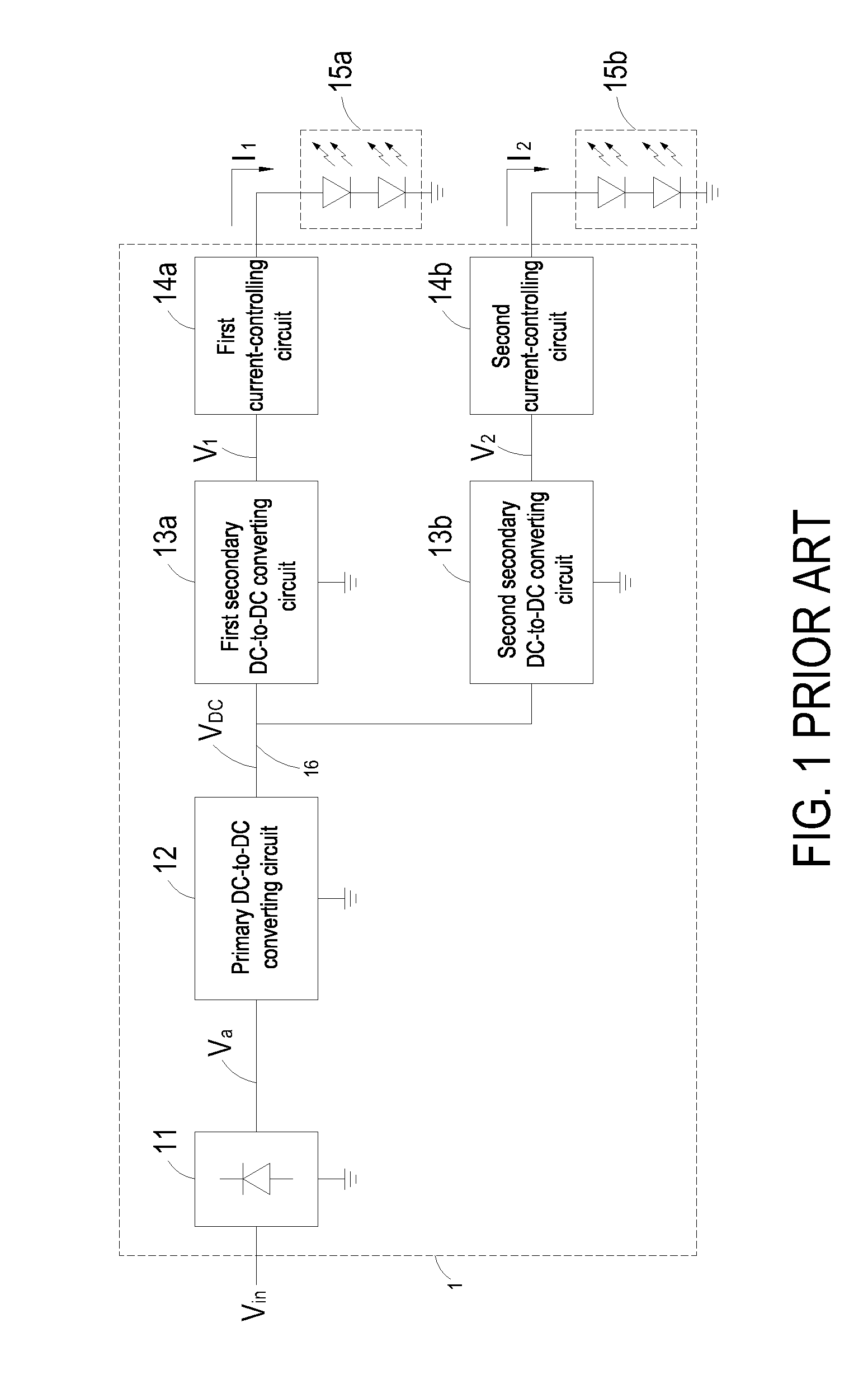 LED current-supplying circuit and LED current-controlling circuit