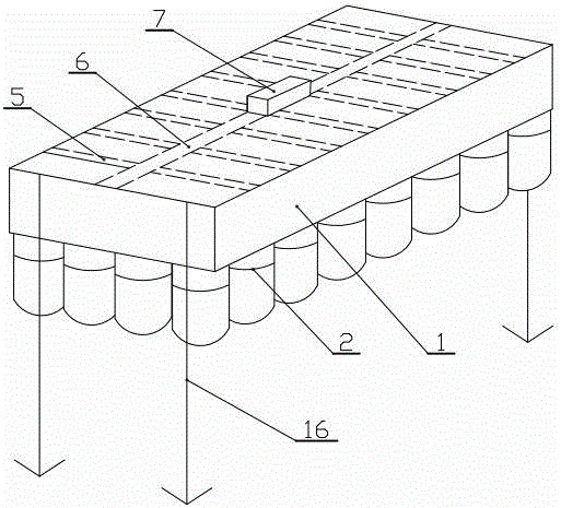 Wave energy collecting method and platform