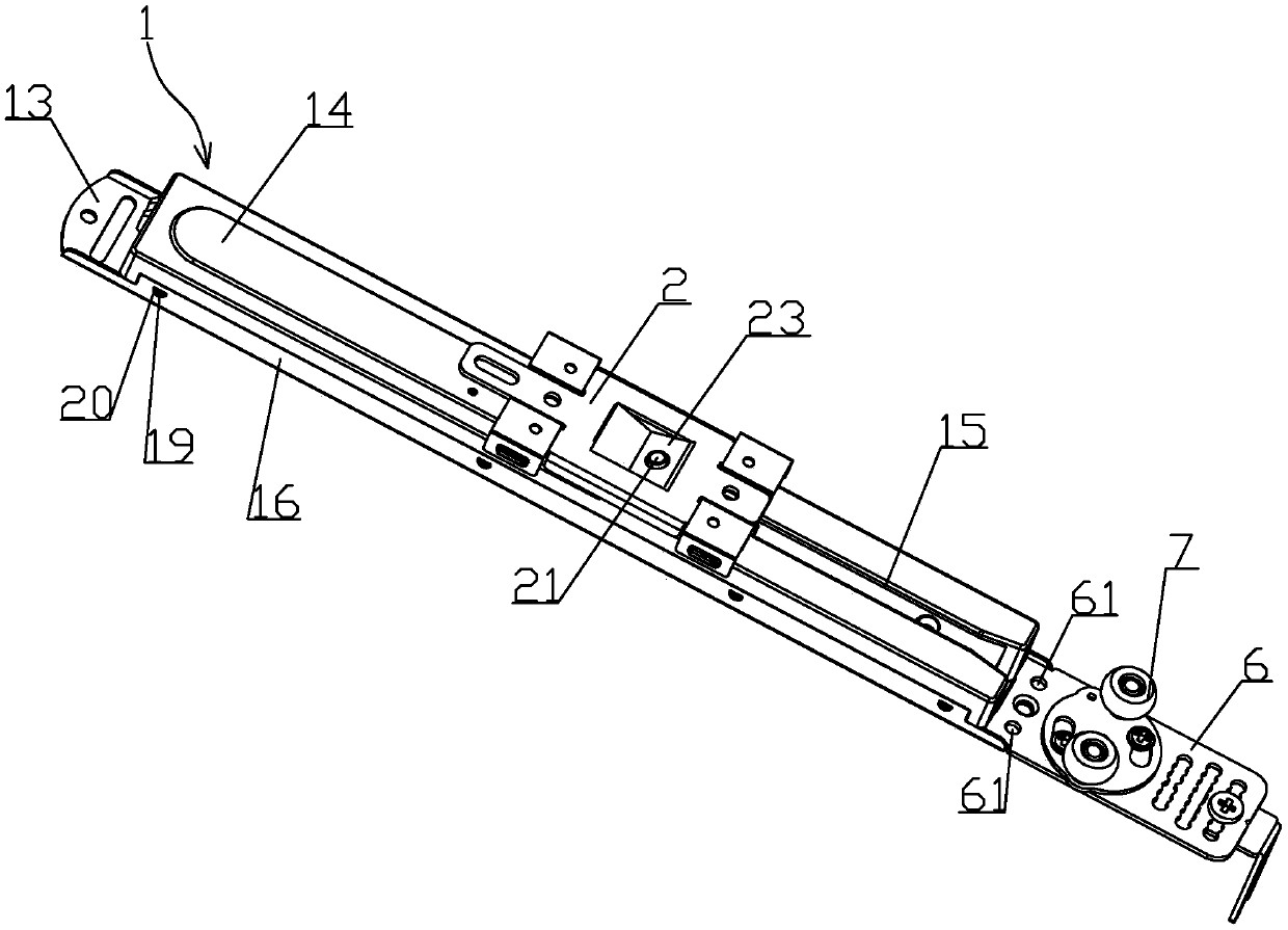 A tilting damper assembly