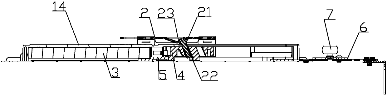 A tilting damper assembly