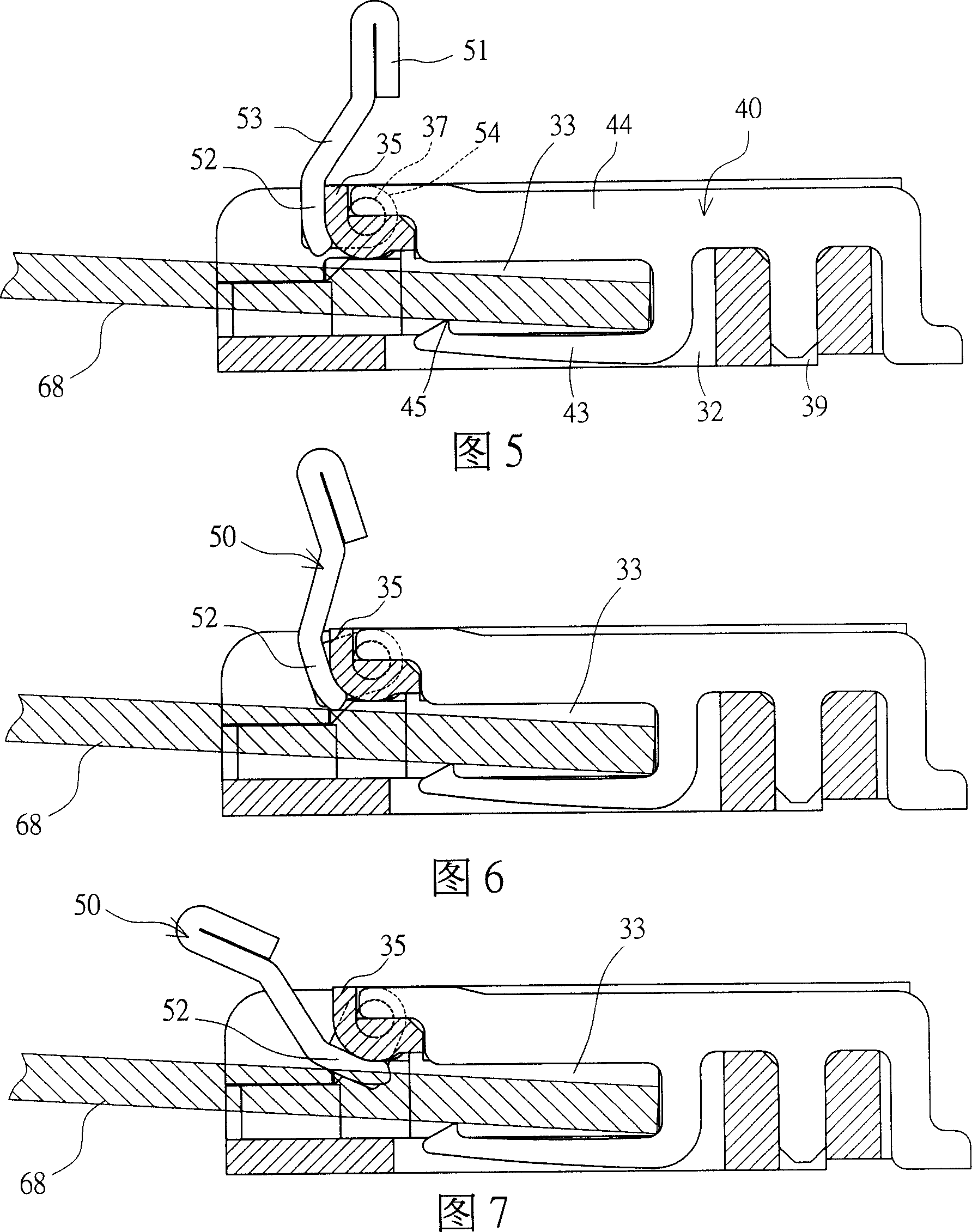 Electric connector with flexible electric circuit interface