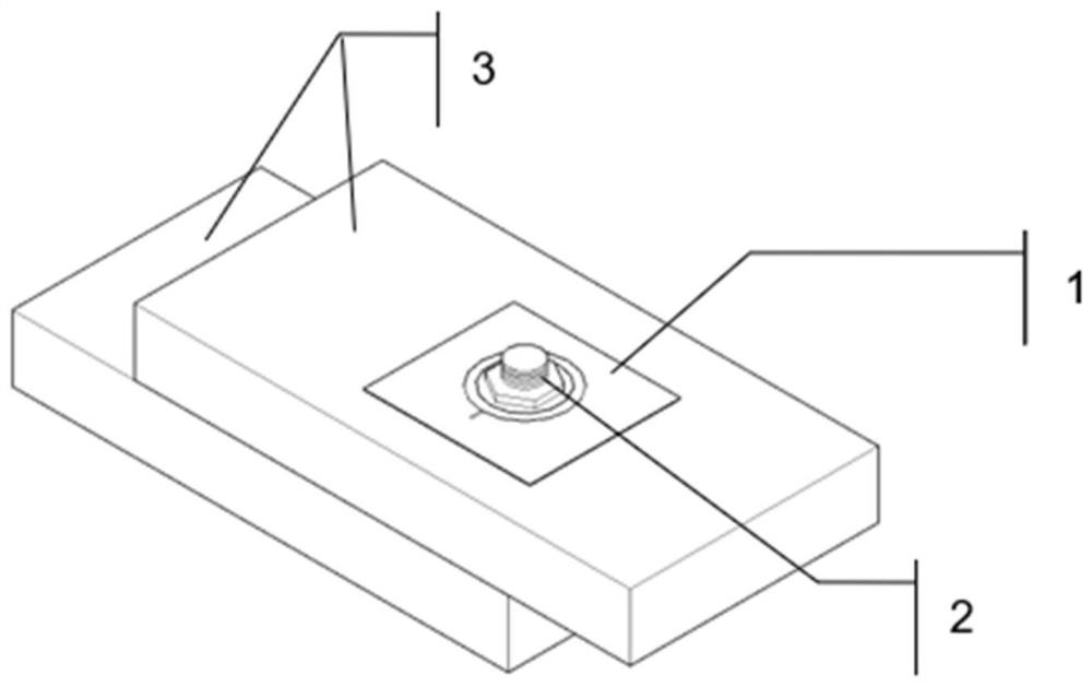 Bolt detection device and system based on double-ring patch antenna with label