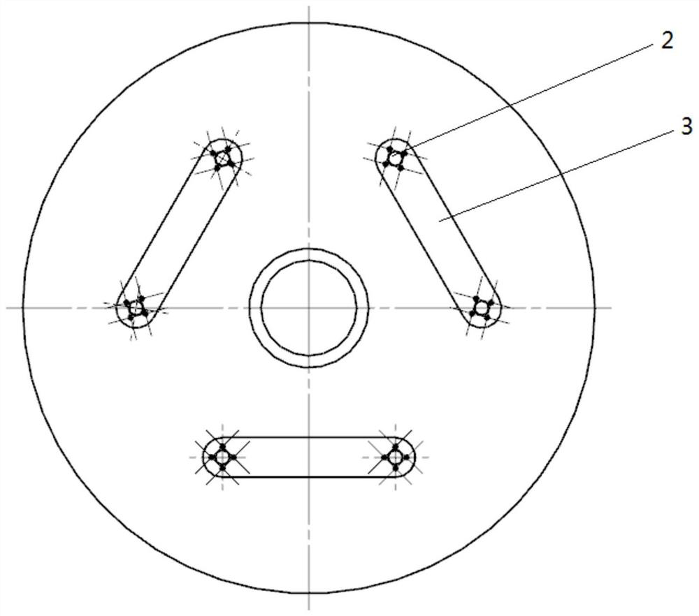 Large-aperture telescope supporting assembly