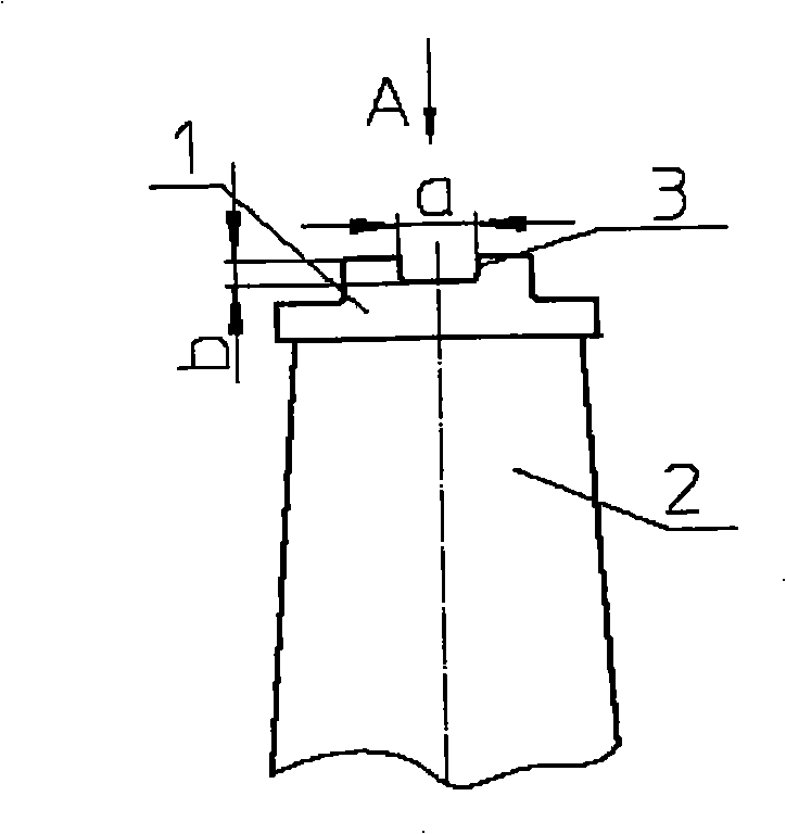 Steam turbine rotor blades cover band structure and its machining process