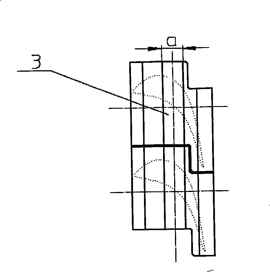 Steam turbine rotor blades cover band structure and its machining process