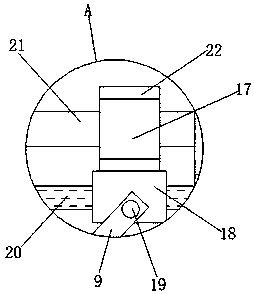 Clamping device used for automobile brake hose