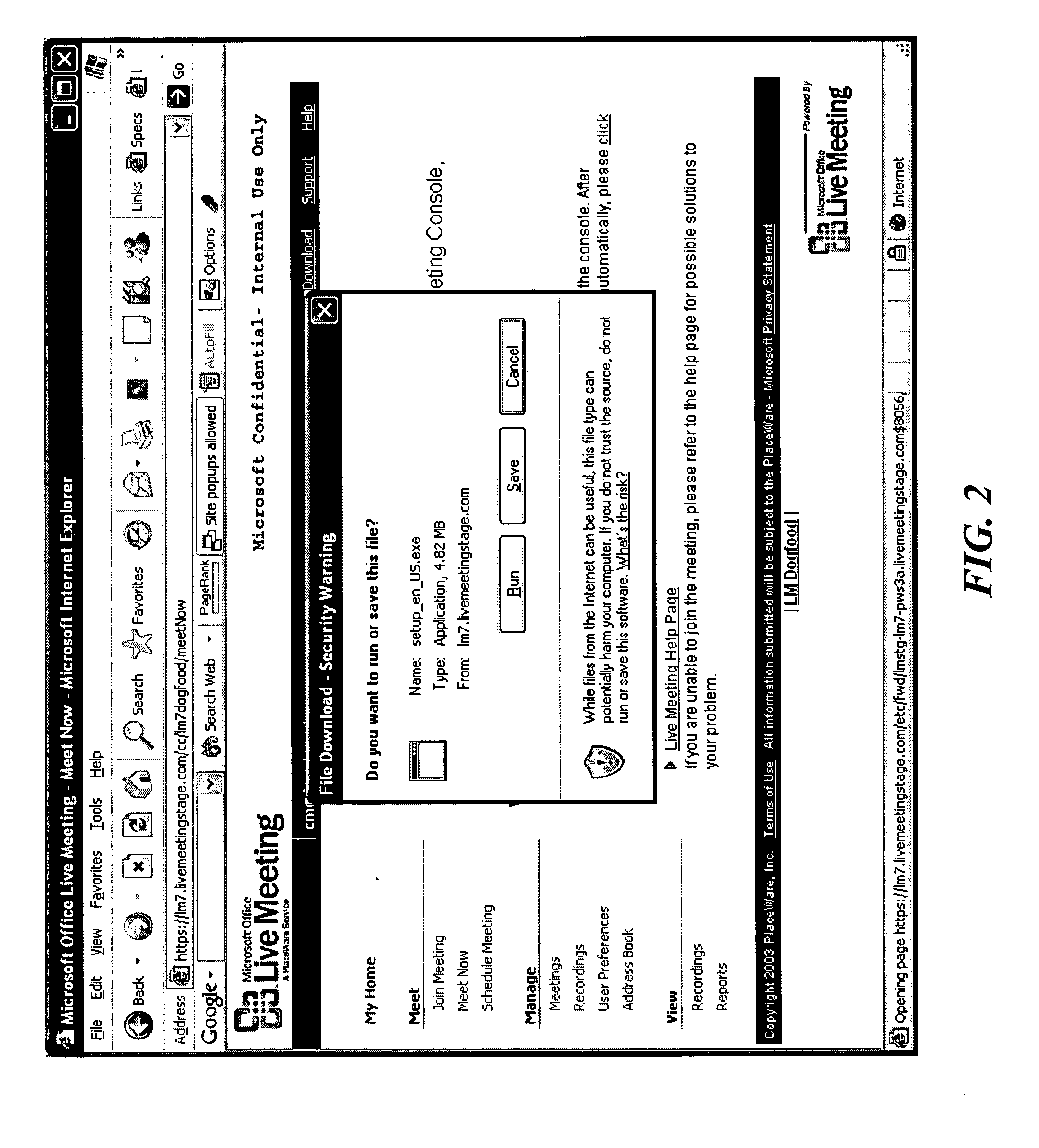 Method and system for installing applications via a display page