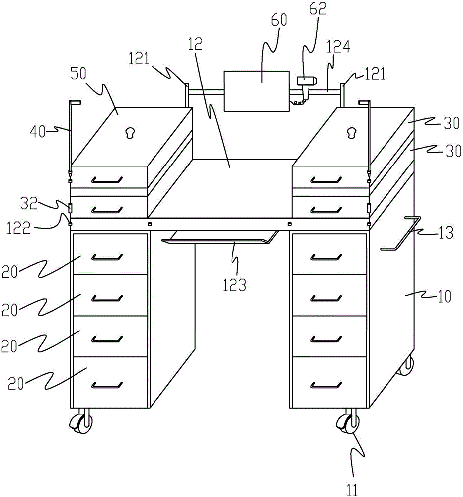 Multifunctional drug dispensing cart