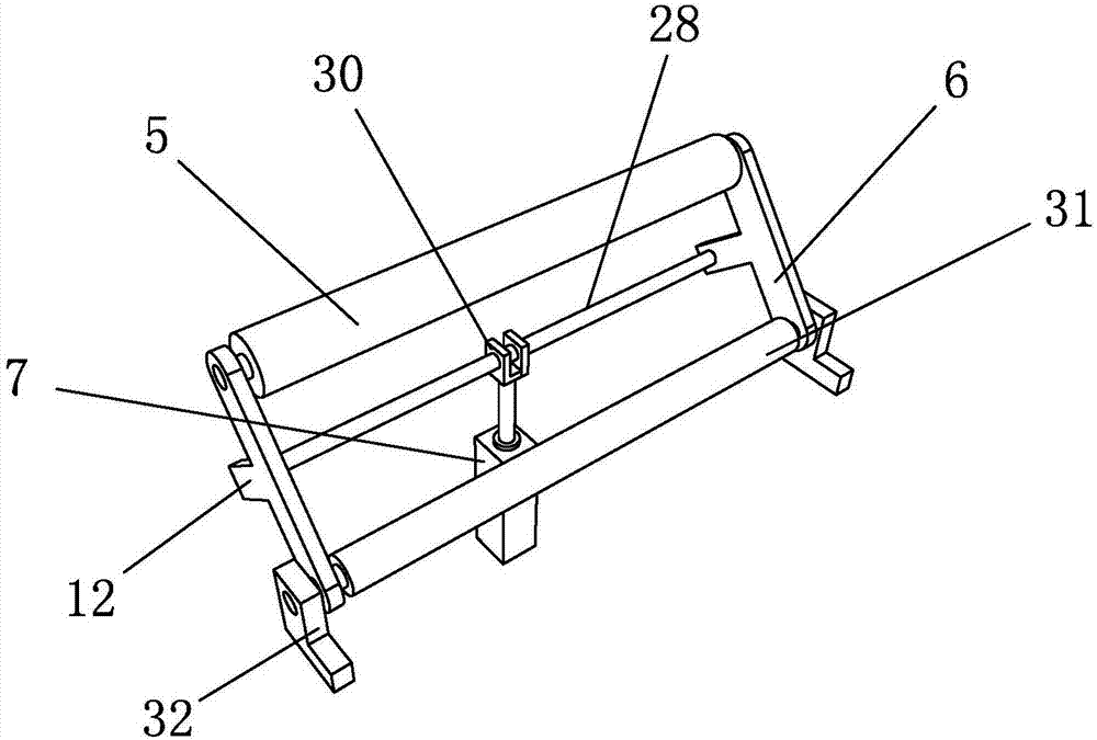 Sizing device for textile fabric