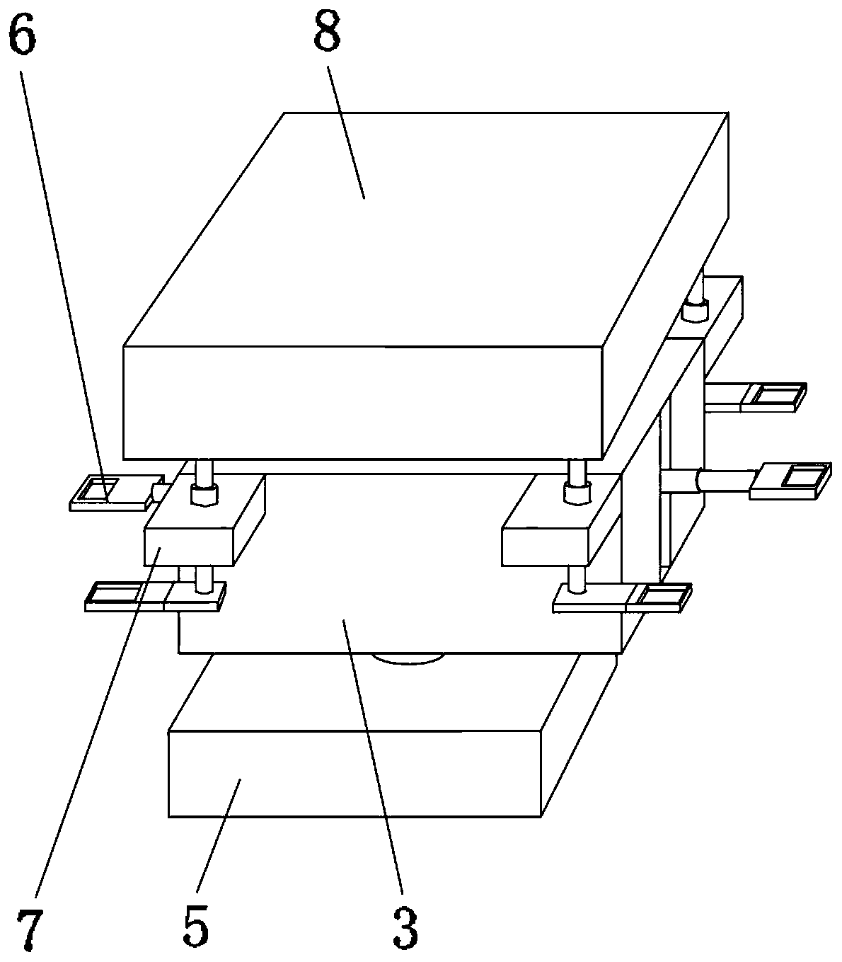 Optical component switching device based on slice digitization automatic scanner