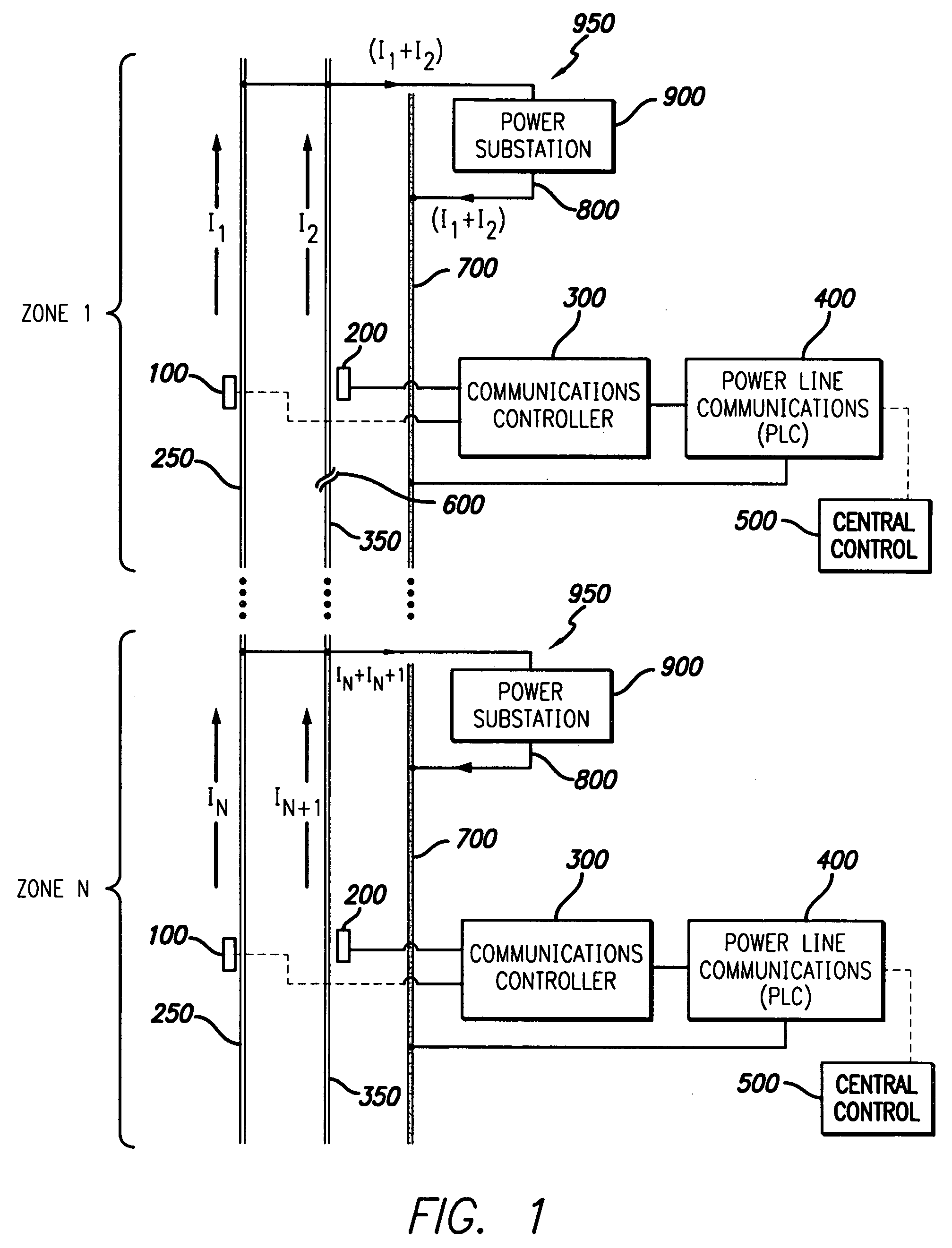 Fail-safe safety system to detect and annunciate fractured running rails in electrically propelled transit systems