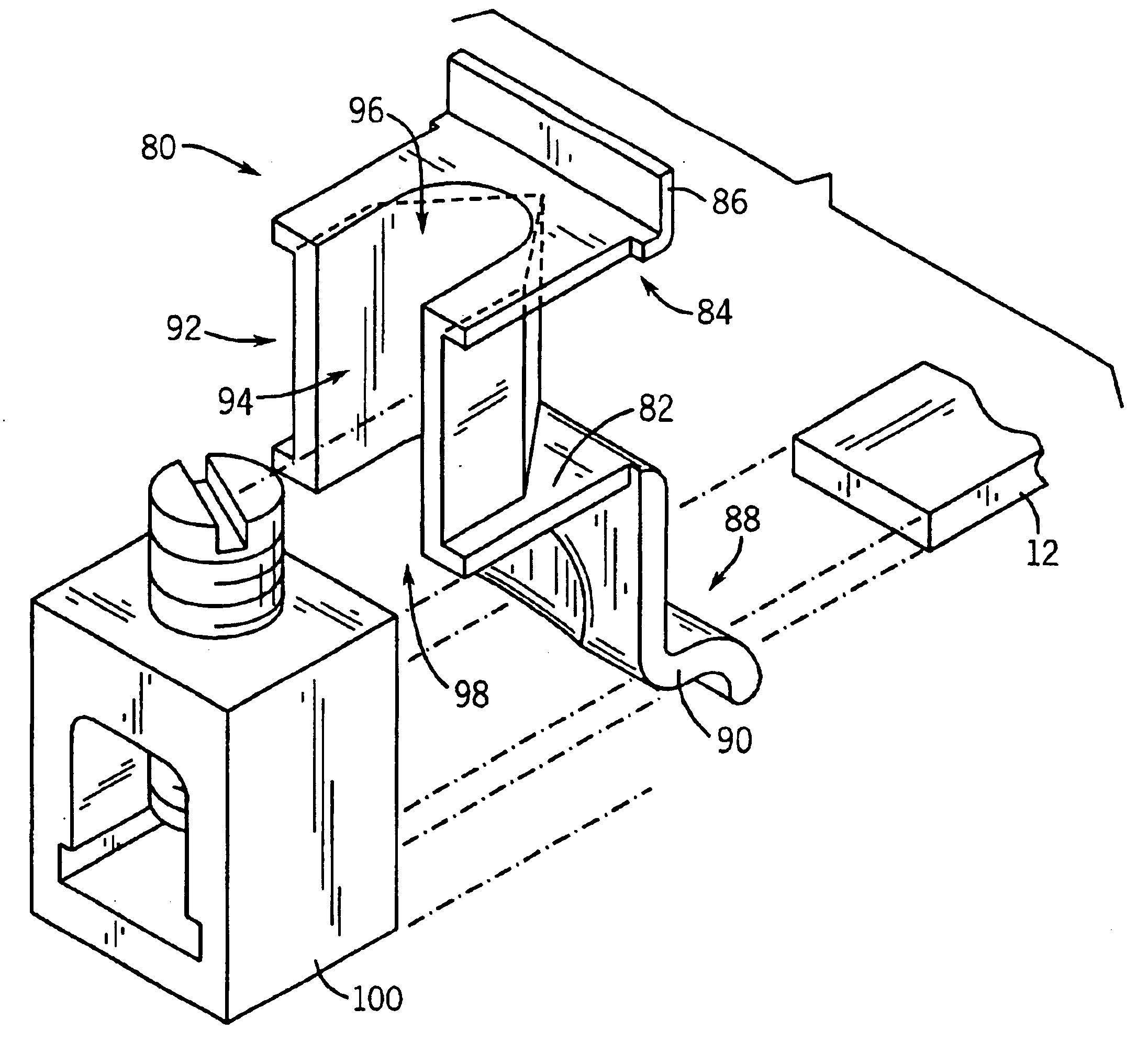 Wire lug/arc vent barrier molded case circuit breaker