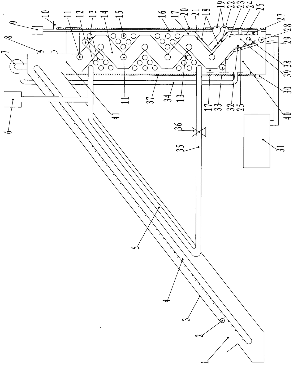 A kind of garbage pyrolysis smokeless furnace