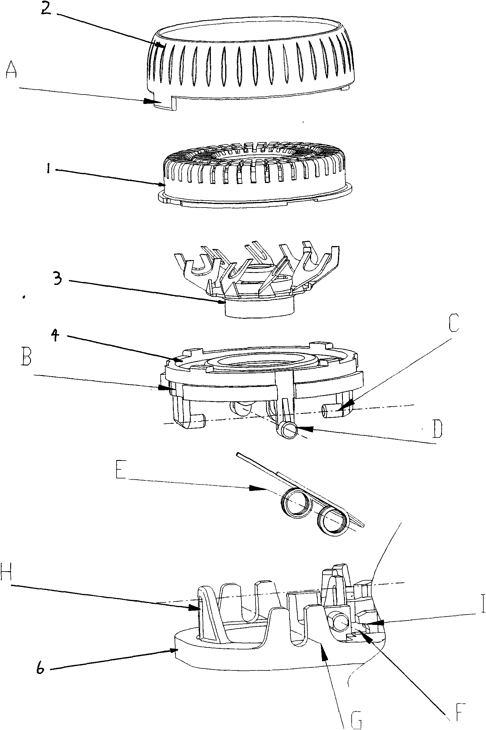 Rotary tool bit of electric shaver