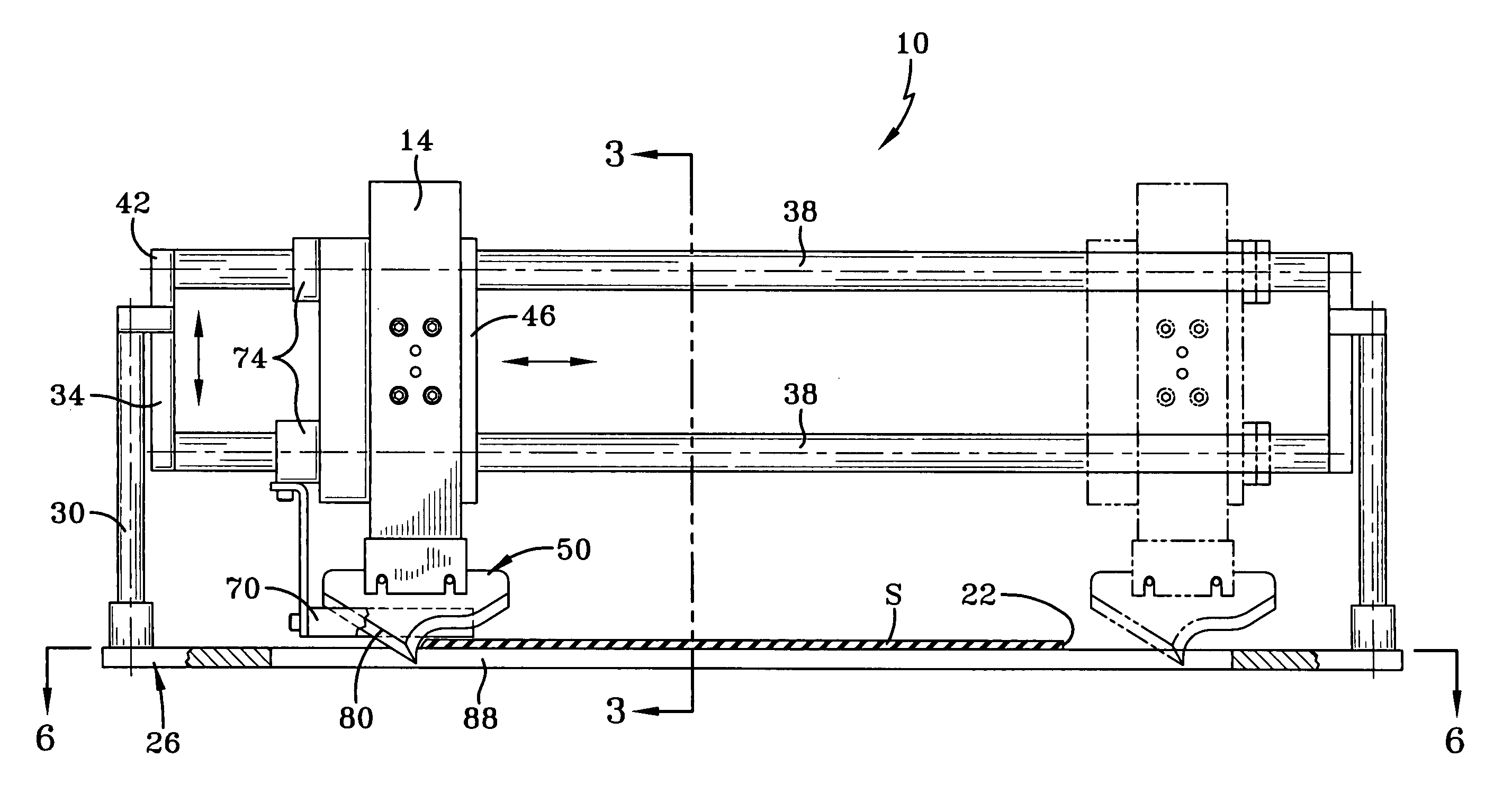 Method and apparatus for cutting tire ply stock