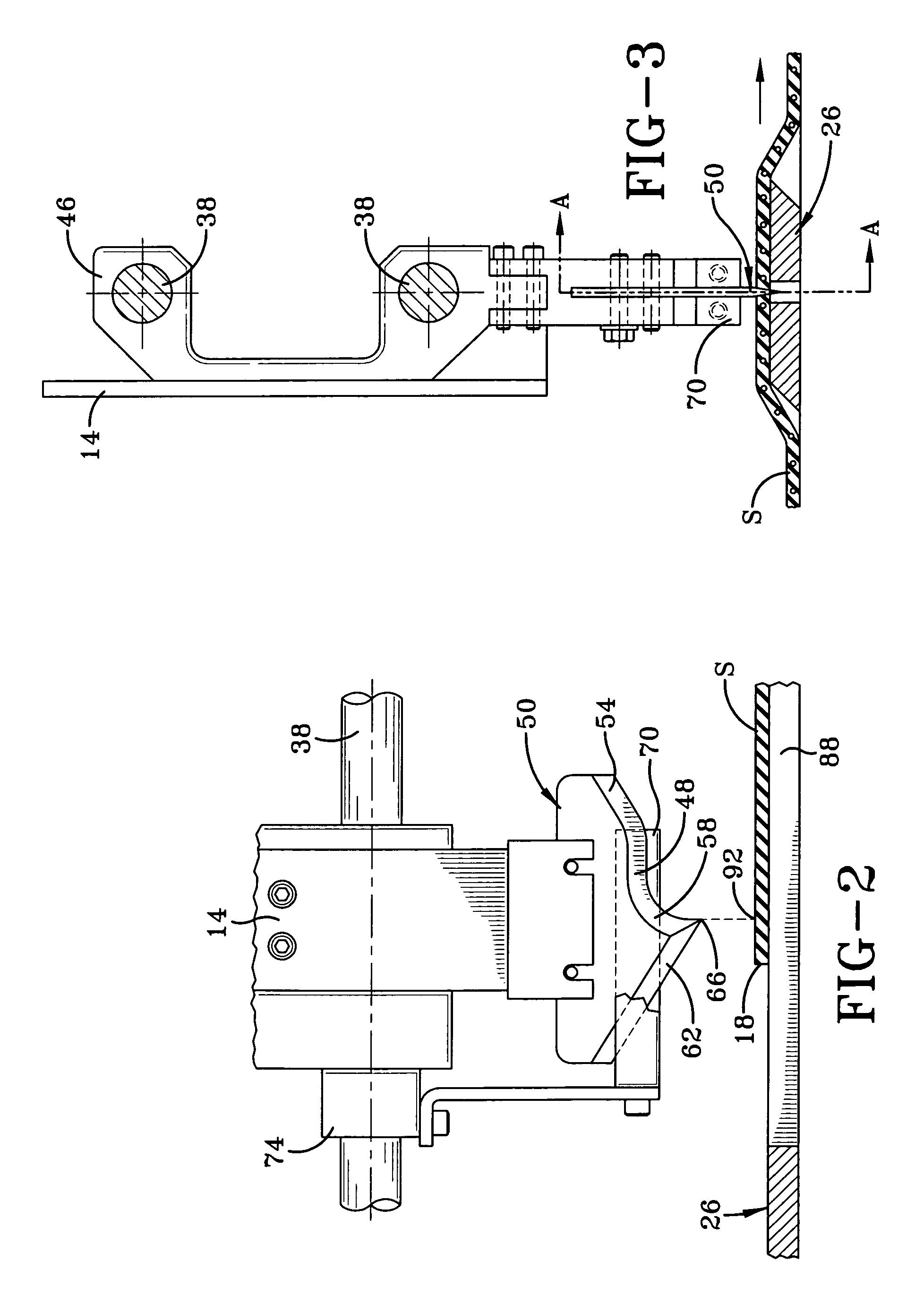 Method and apparatus for cutting tire ply stock