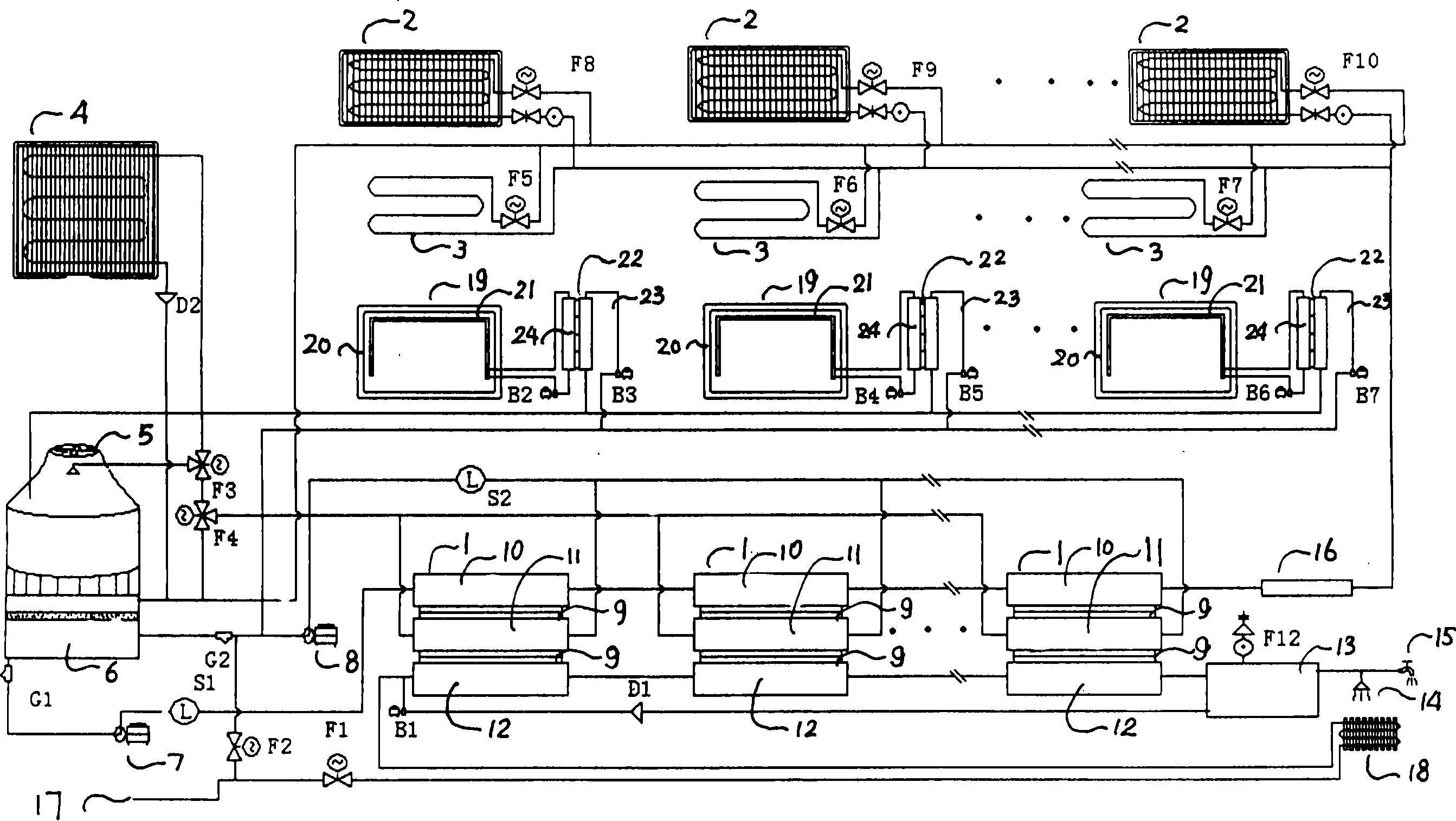 Household thermoelectric cold and heat source system