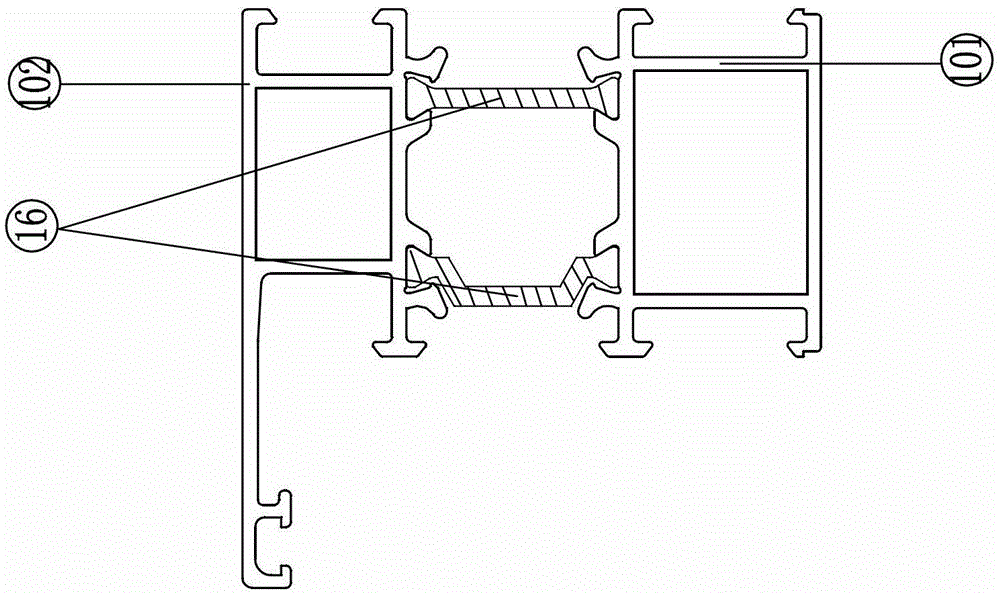 A high-performance energy-saving aluminum alloy window system with built-in sunshade