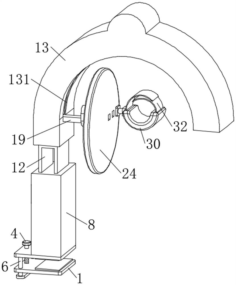 Auxiliary rehabilitation device applied to intensive care unit