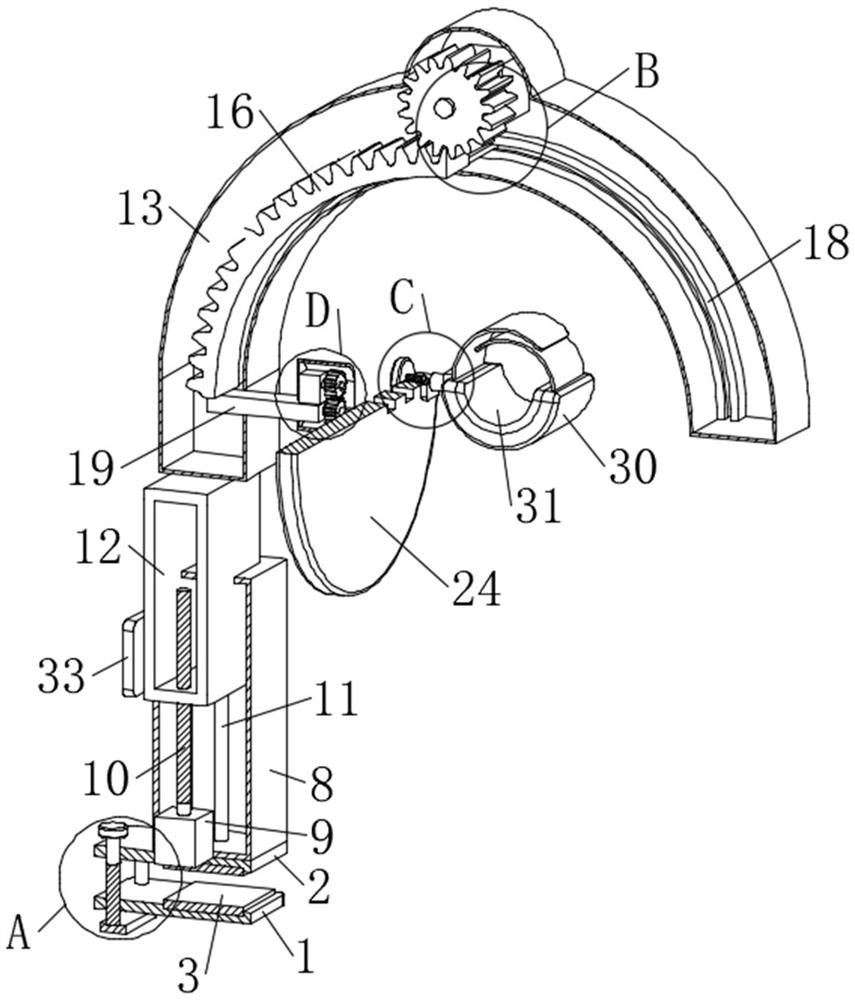 Auxiliary rehabilitation device applied to intensive care unit