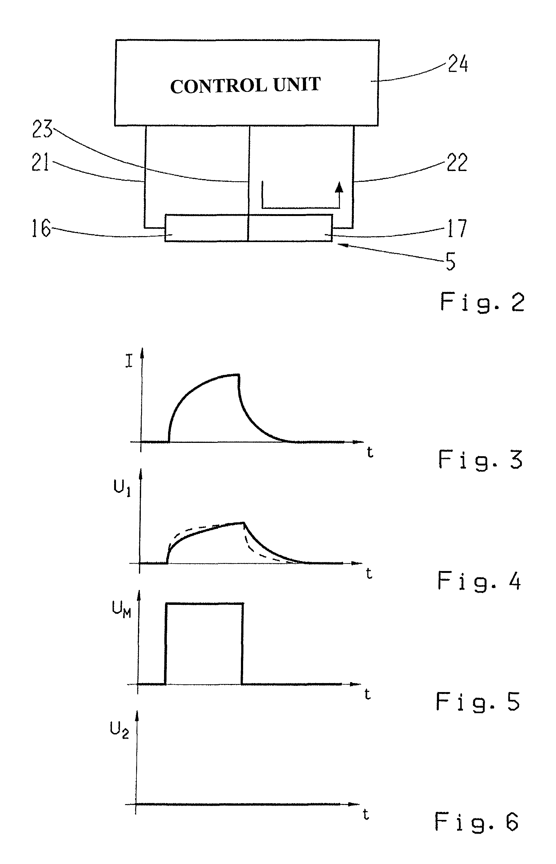 Electromagnetic actuating device with ability for position detection of an armature