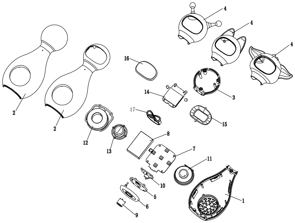 Intelligent accompanying machine for whole-brain intelligence development of infants and accompanying system thereof