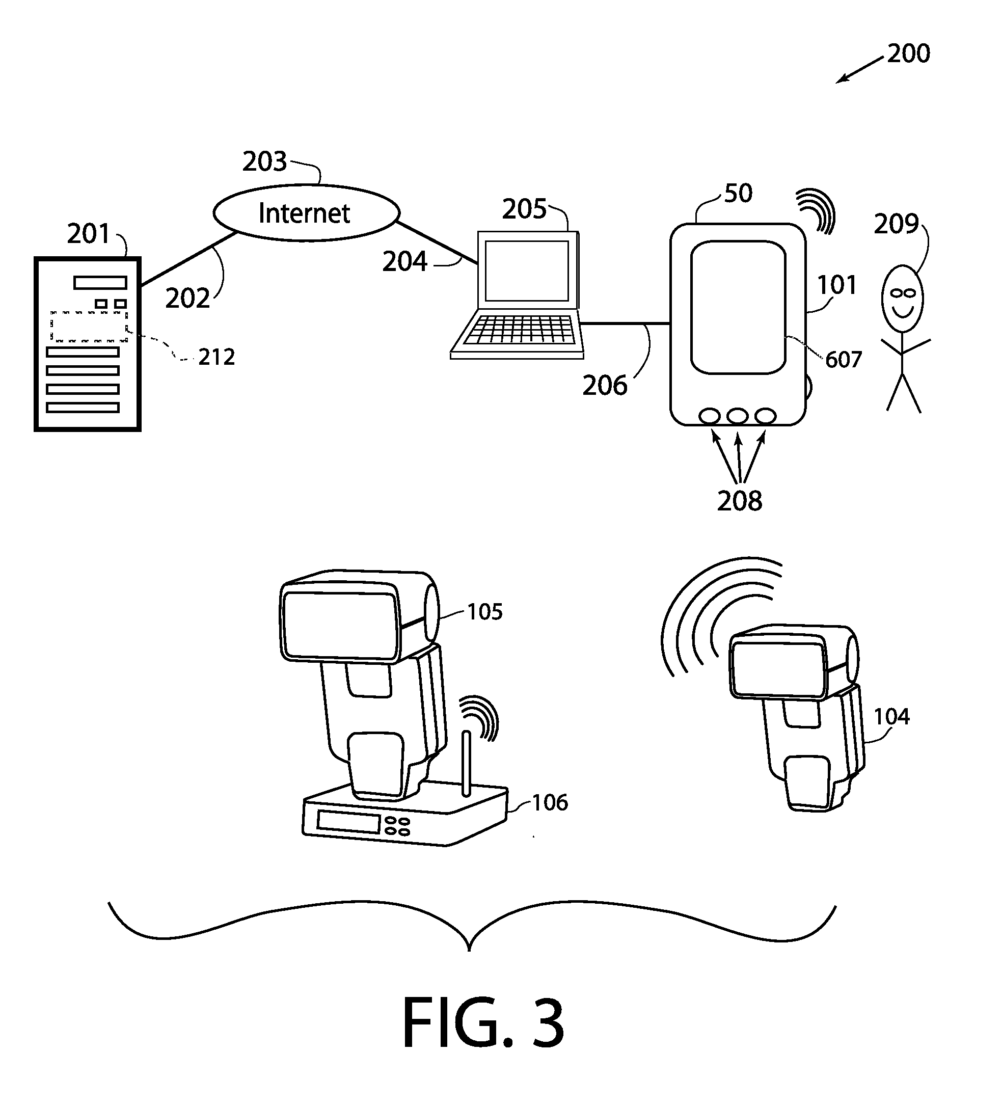 Database licensing and customer service system for wireless camera flash systems