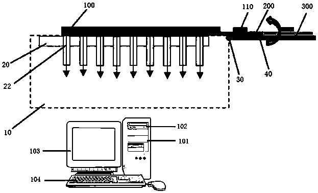 Flexible display screen bending jig