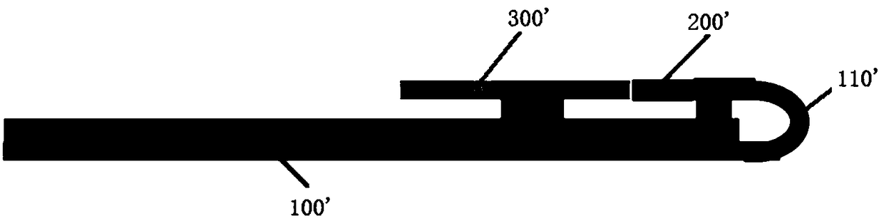 Flexible display screen bending jig