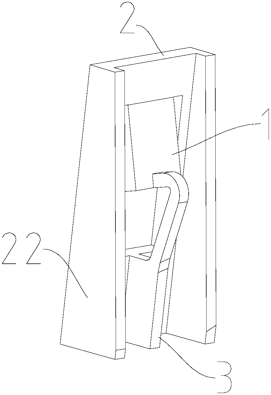 Clamping structure, vehicle and machining method of clamping structure