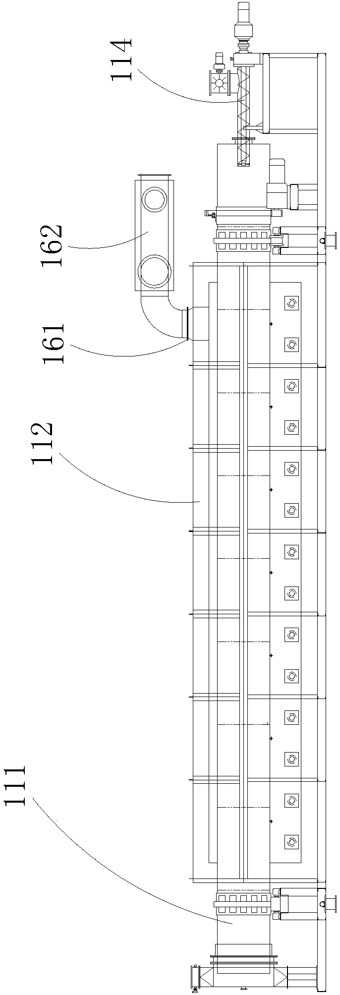 Production system for producing industrial copper powder based on pyrolysis and hydrogen embrittlement principles