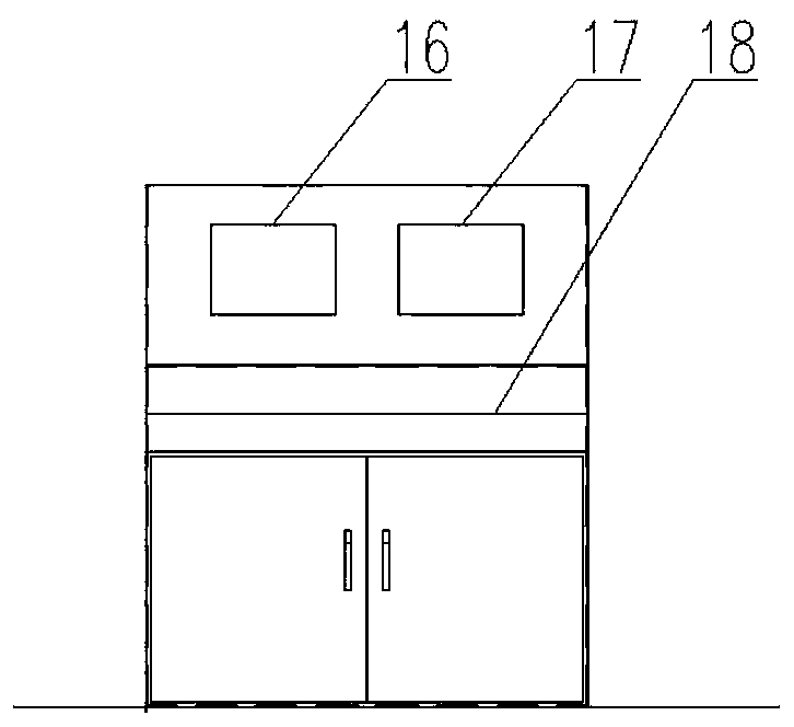 Electrical control system of multi-zone temperature and pressure follow-up control hydraulic machine