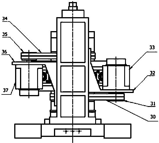 A method of using a non-magnetic clamping workpiece rotary table for a bearing ball base surface grinding machine