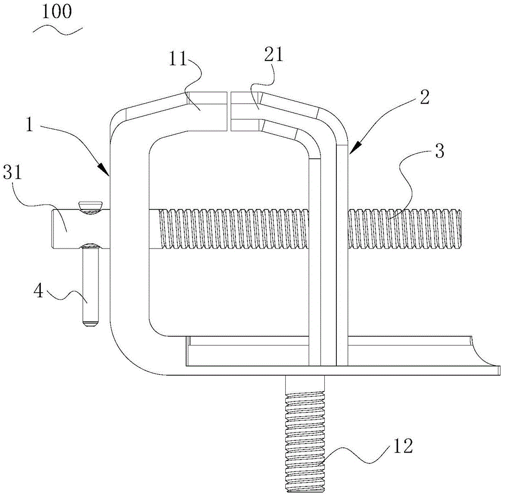 Simple lossless lamp mounting bracket