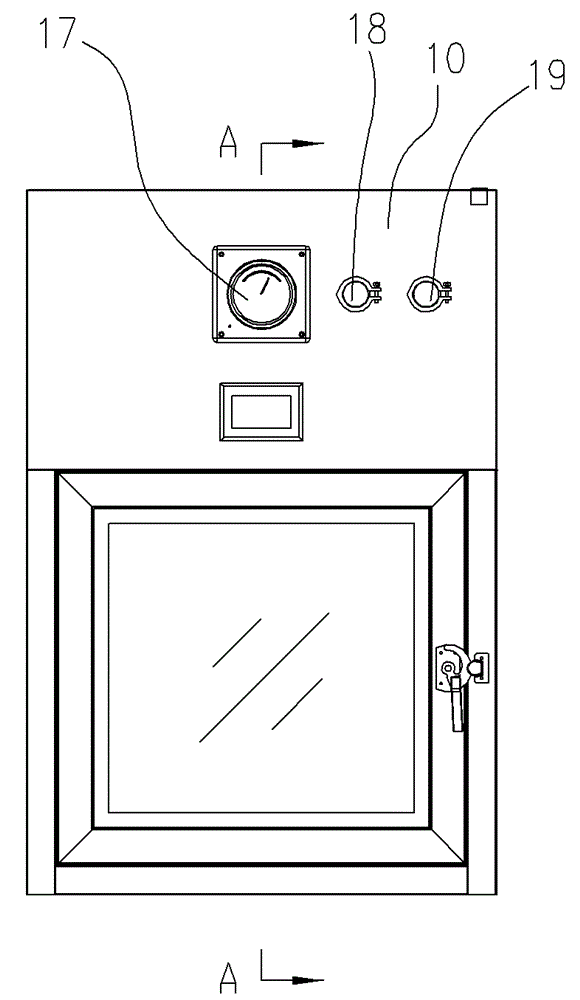 Intelligent laminar-flow delivery window with embedded doors