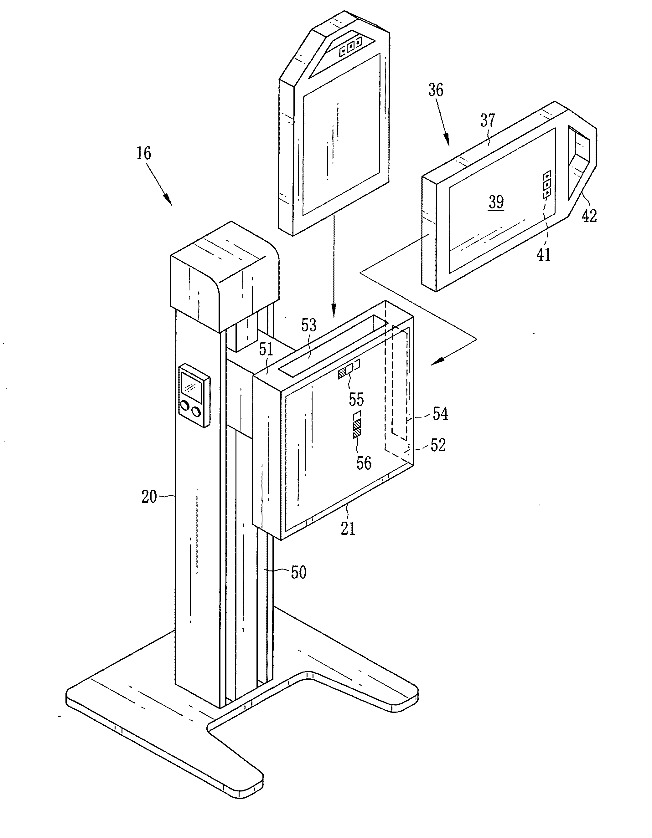 Cassette for radiographic imaging and cassette loading orientation detection device