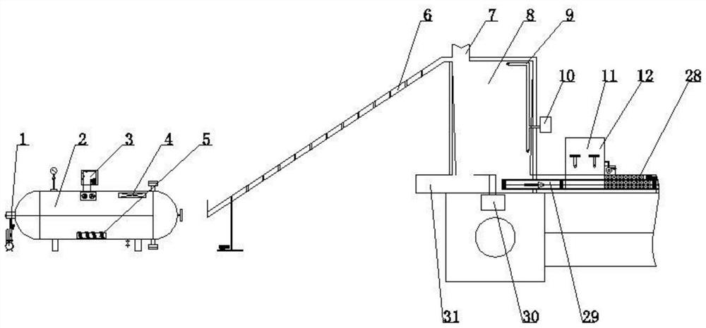 A kind of primary color high-efficiency Yacon dry powder processing method