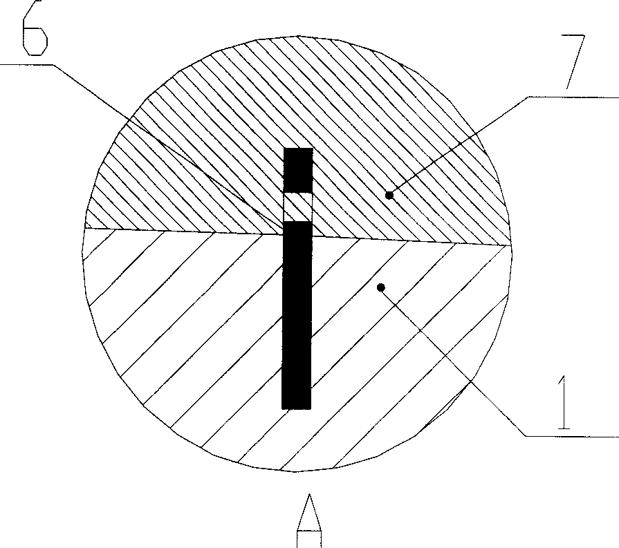 Implantation method of steel disc when casting pattern block of tyre mould at high pressure