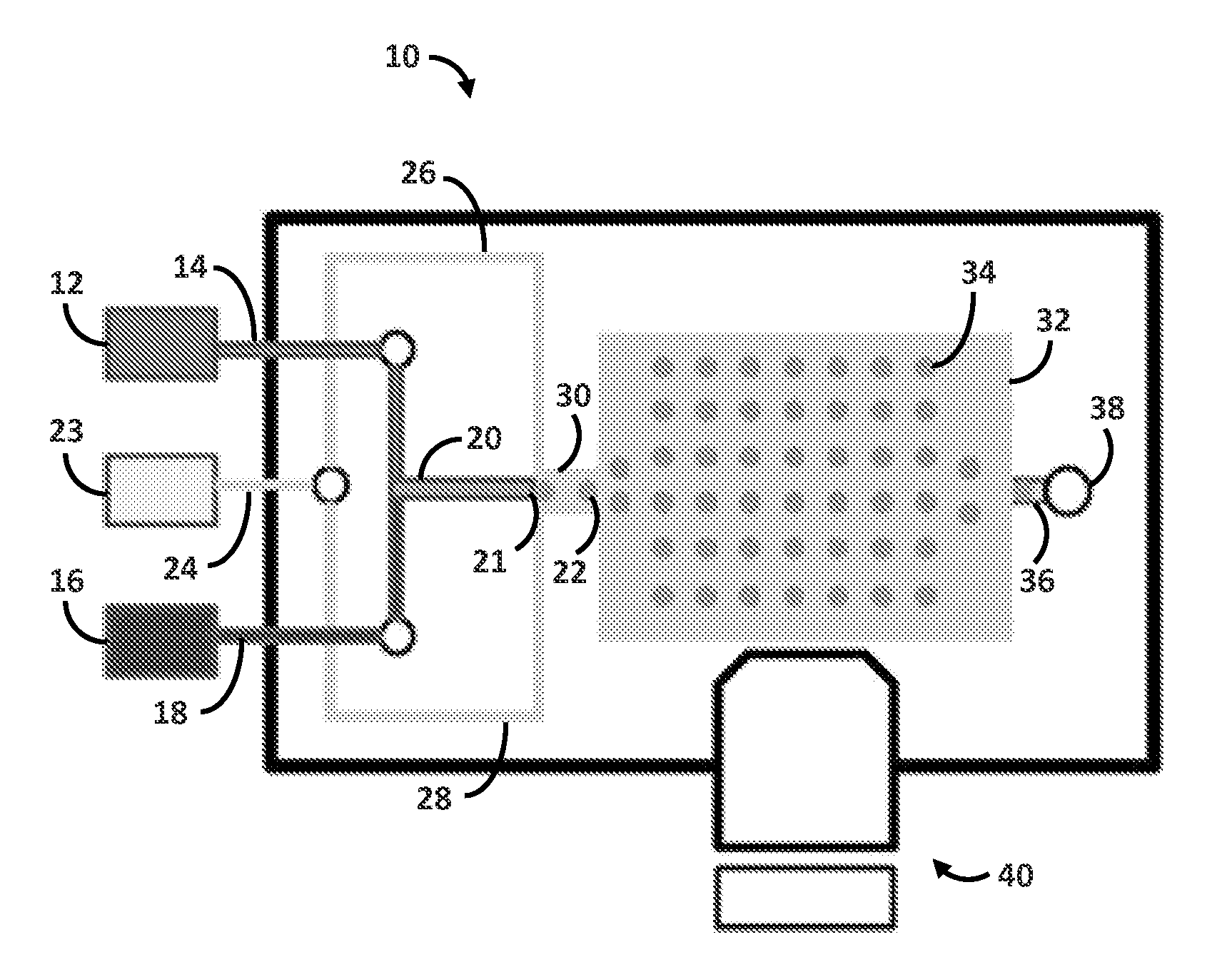 System and method for picoliter volume microfluidic diagnostics