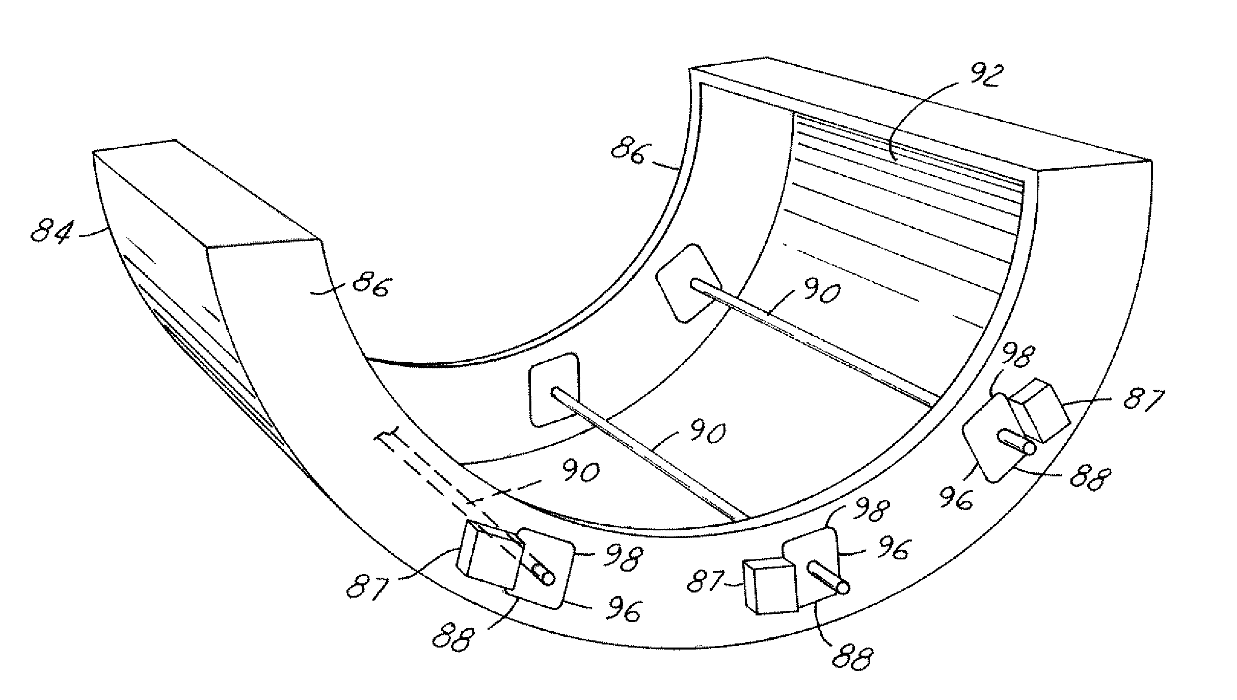 Shielded TEM surface array for parallel imaging