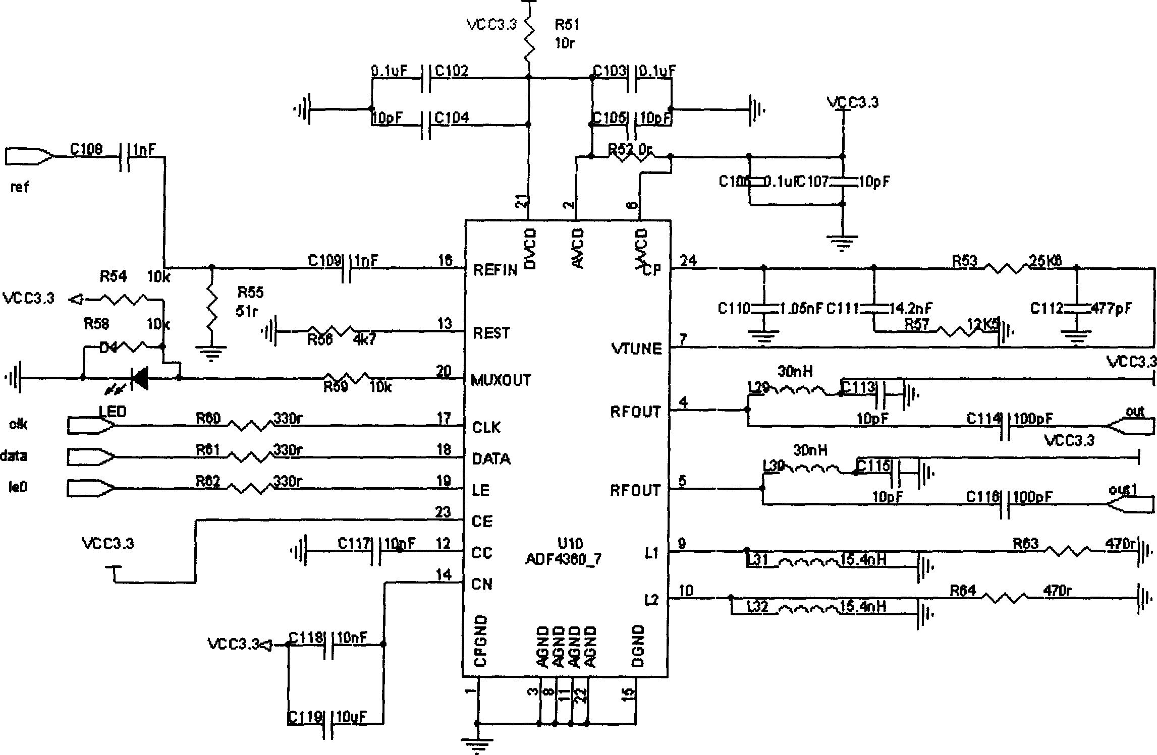 Superhigh frequency rediofrequency identical label reader