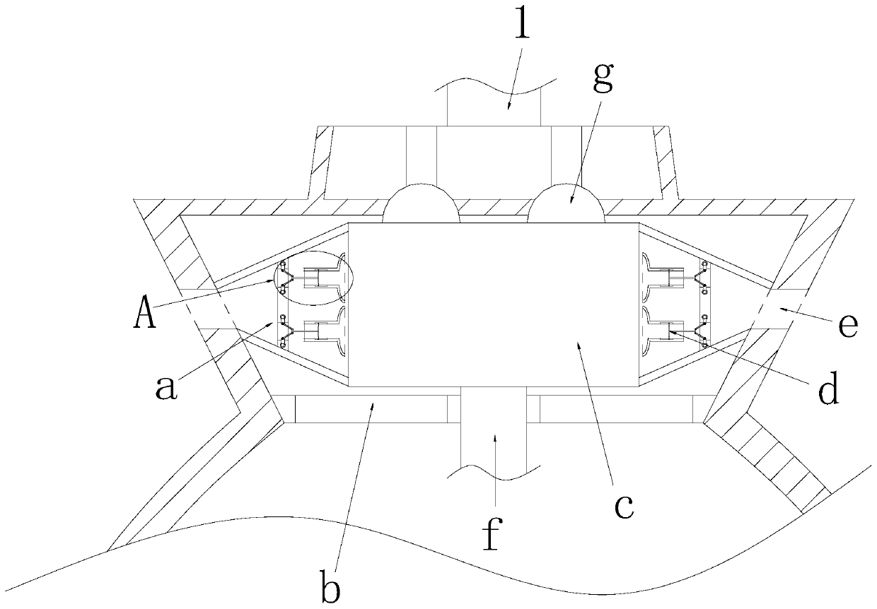 LED ceiling lamp with built-in driving power supply