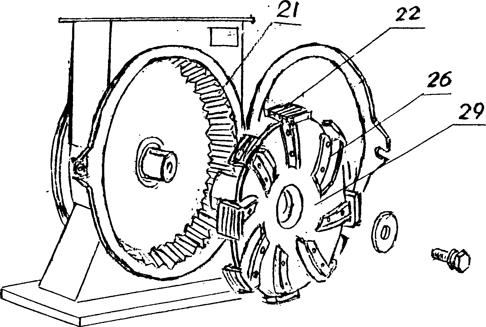 Mechanical turbulence milling tools