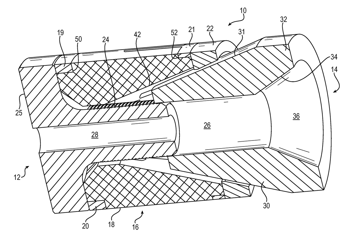 Dissolvable bridge plug assembly