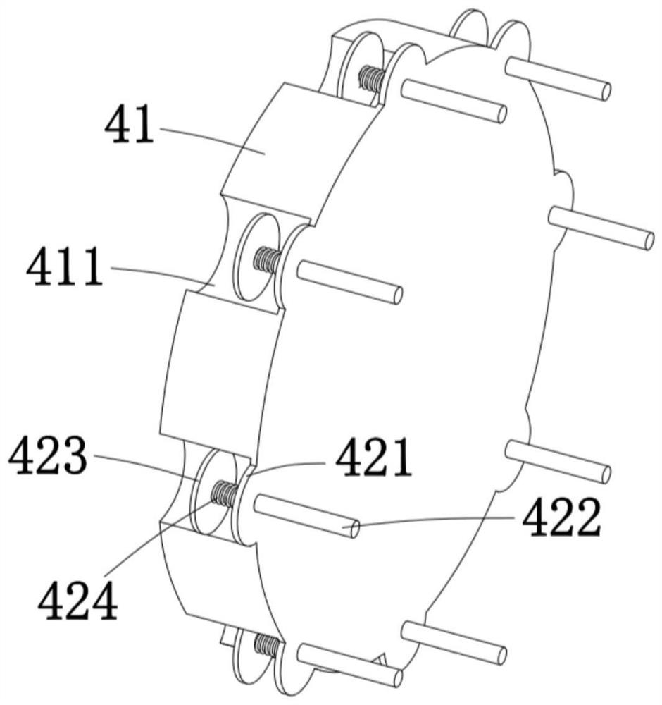 An automatic fitting equipment for dust-proof protective sleeves for metal pipe fittings