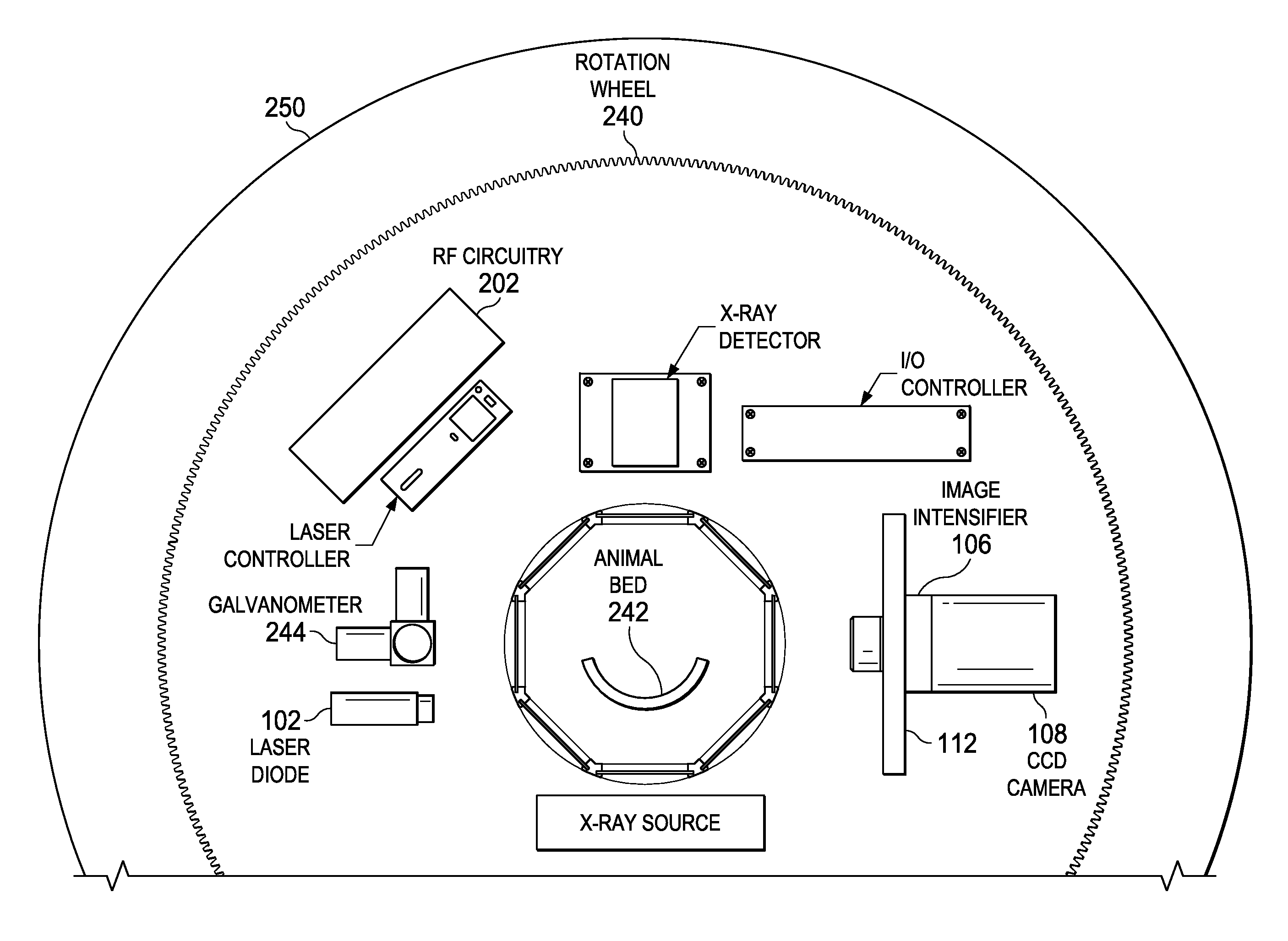 System and method for fluorescence tomography