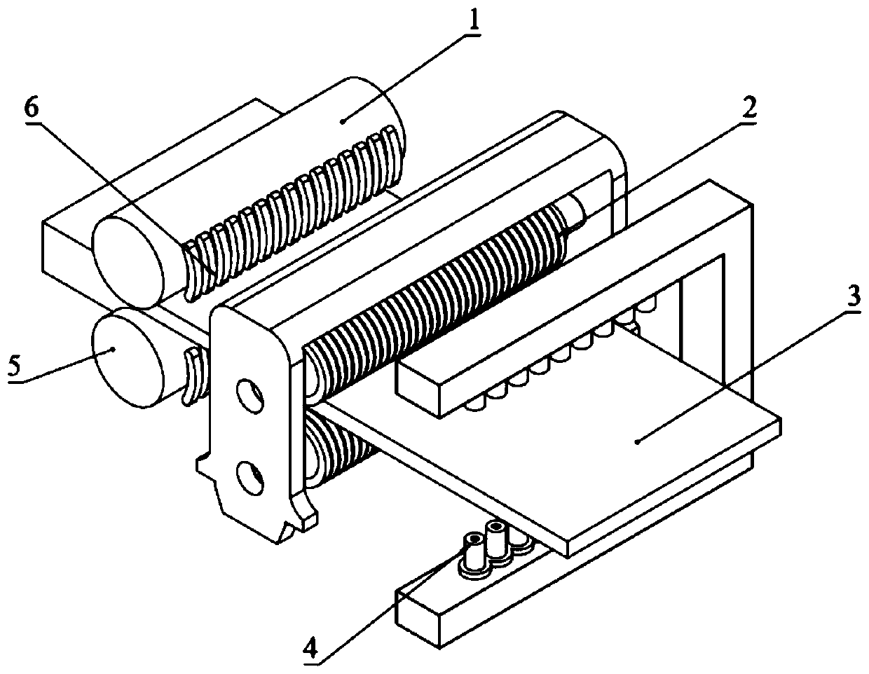 Hot-rolled strip temperature and strip shape synchronous online detection device